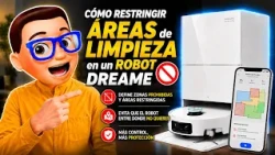 How to RESTRICT CLEANING AREAS on a DREAME Robot Vacuum 🚫 | NO-GO Zones