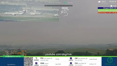 Guarulhos International Airport Live - GRU
